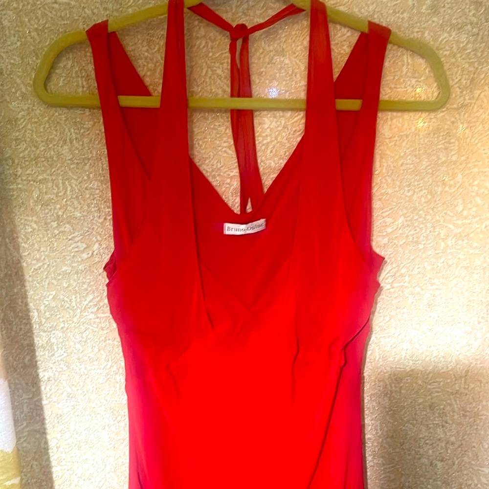 Bruno Duluc Elegant Red Dress